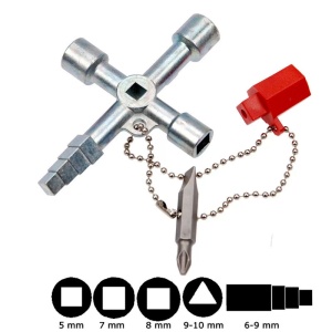 Cheie universala "Profi-Key", 11 functii 5-10 mm - Img 1