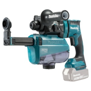 Ciocan rotopercutor Makita LXT 18V cu sistem de extractie a prafului, SDS-PLUS, 1,7 J, fara acumulatori