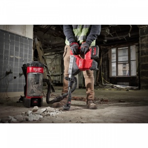 Ciocan rotopercutor SDS-Max Milwaukee FUEL™ ONE-KEY™ M18 FHM-121C, 11 jouli, livrat cu acumulator, valiza