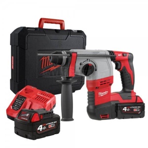 Ciocan rotopercutor SDS-plus M18™ cu 4 funcții HD18 H-402C ( KIT: 2 x M18 B4 Acumulator, M12-18 C Încarcător, Kitbox) - Img 1
