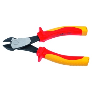 Cleste cu taietura laterala, izolat VDE, 180 mm - Img 3