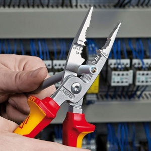 Cleste electrician cu 6 functii, izolat 1000 V, KNIPEX, 200 mm - Img 5