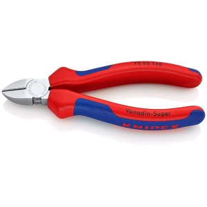 Cleste sfic, cromat, manere multicomponet, KNIPEX, 140 mm