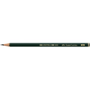 Creion grafit 8B hexagonal Castell 9000 Faber-Castell - Img 2