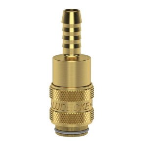 Cupla rapida mini mama Ludecke ESM_6_T, DN 5, furtun 6 mm