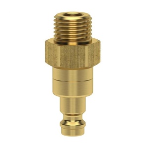 Cupla rapida mini tata Ludecke ESM_38_NAAB, DN 5, filet exterior G 3/8", inchidere dubla