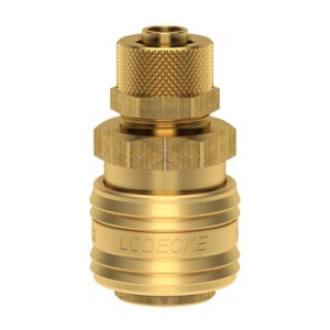 Cupla rapida standard mama Ludecke ES_4_TQ, DN 7.2, piulita pentru furtun 4x6 mm