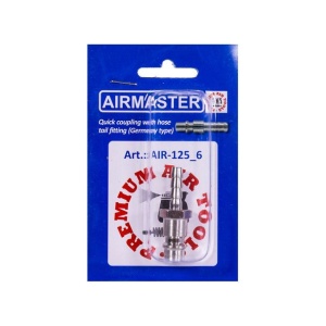 Cupla rapida tata Airmaster AIR-125_6, bradut pentru furtun 6 mm - Img 3