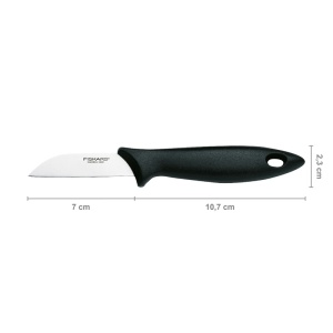 Cutit pentru curatat, Fiskars, Essential, lama inoxidabila, 7 cm - Img 2