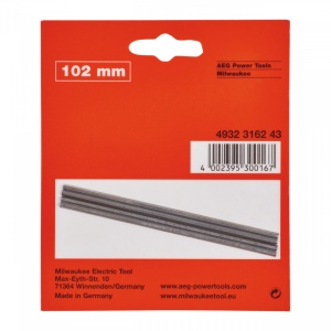 Cuțite reversibile din carbură de tungsten. Două cuțite reversibile, adecvate pentru lemn de esență moale și tare 102 mm