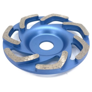 Disc cupa diamantata forma L pentru slefuire Beton/Abrazive 125x22,2mm Standard Profesional - BlueLine - DXDY.BLLC.125 - Img 2