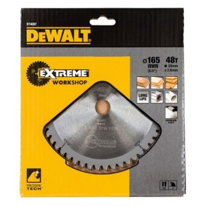 Disc Dewalt DT4087 pentru fierastrau circular, D 165x20x2.6 mm, 48 dinti, pentru taiere aluminiu, seria Extreme - Img 2
