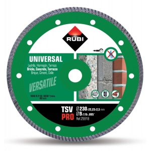 Disc diamantat pt. beton si caramida 230mm, TSV 230 Pro - RUBI-25918