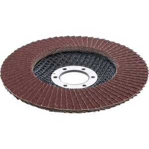 Disc lamelar / evantai de slefuire BGS Ø115 mm, K120 - Img 3