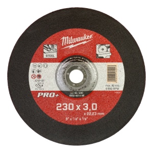 Disc pentru metal convex MILWAUKEE PRO+ 230x3 mm