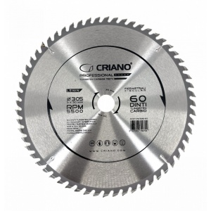Disc Premium TCT - panza de fierastrau circular pentru taiat lemn, 305x30/25,4/20 cu 60 dinti din carbura de tungsten (vidia) - DXDY.PW305-60