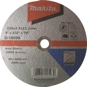 Disc taiere metal Makita, 230x22.2x2.5 mm
