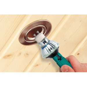 Dispozitiv cu ventuza pentru inlocuirea becurilor halogen Wolfcraft 5499000 becuri de tip GU 10 - Img 3