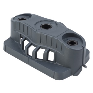 Dispozitiv de ghidare pt gaurire cu burghie de maxim 35 mm si adaptori de biti pana la 10 mm Wolfcraft 4686000 cu nut in V pt fixare pe piese de lucru rotunde - Img 1