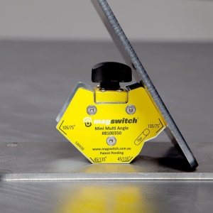 Dispozitiv magnetic sudare si aliniere cu reglarea unghiului 45/135°, 60/120°, 75/105°, 90°, Mini Multi Angle 90° - Img 2