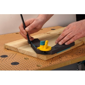 Echer reglabil Wolfcraft 6921000, in unghi cu bisectoare pentru circular, 30 - 180° - Img 6