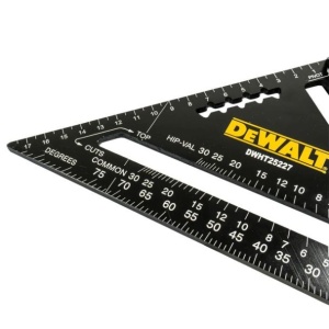 Echer tamplarie Dewalt DWHT25227-0, 180 mm, sistem metric, aluminiu - Img 5
