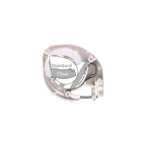 Etichete compatibile Dymo Letratag gri transparent 12mm x 4m AIMO S0721530 DY12267