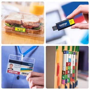 Etichete in rola Brother CZ-1001, 9mm x 5m, cu tehnologie Zink Zero Ink, full color, pentru imprimanta termica Brother VC-500W, originale,CZ1001 - Img 3