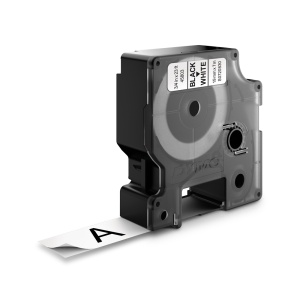 Etichete standard 19mm x 7m negru alb DYMO LabelManager D1 S0720830 45803 - Img 3