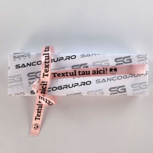 Etichete textile AIMO 12mm x 2m, satin, negru roz, transfer termic, doar pentru AIMO P12PRO, Q5-RE31 - Img 3