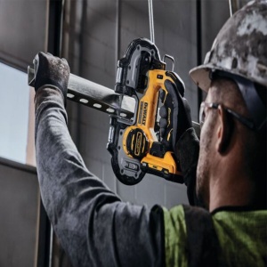 Fierastrau cu banda Dewalt DCS377NT, compatibil cu acumulatori XR Li-Ion 18V, capacitate de taiere 46 mm, cutie TSTAK - Img 7