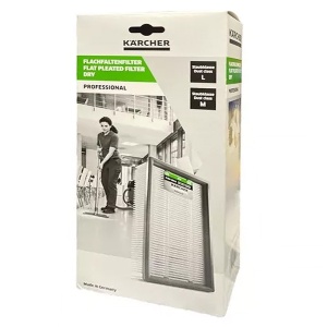 Filtru plat Karcher cu pliuri pentru Karcher NT65/2, aspirare uscata - Img 2