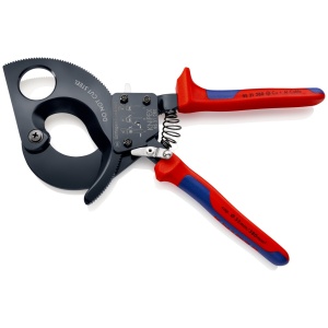 Foarfeca cu clichet pentru cabluri, KNIPEX, 280 mm - Img 2