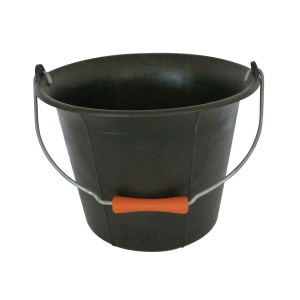 Galeti constructor din PVC negru, cu maner si manson - 11L (5,3)