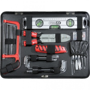 Geanta cu scule, KS TOOLS, 1/4" + 1/2", 127 piese - Img 5