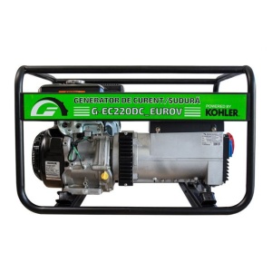 Generator portabil de curent si sudura Greenfield G-EC220DC_EUROV, trifazat, 6.1 kVA, curent sudura 40-220 A, Benzina - Img 2