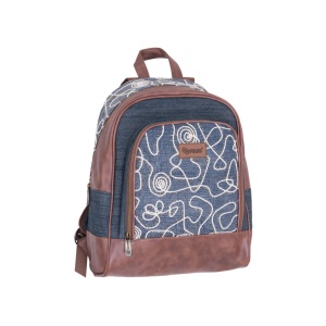 Ghiozdan Pulse Jeans Glossy - Img 1
