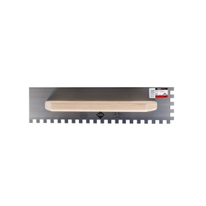 Gletiera dintata cu maner din lemn 48cm, 12x12mm - RUBI-73973 - Img 5