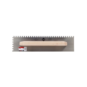 Gletiera dintata cu maner din lemn 48cm, 8x8mm - RUBI-65959 - Img 3