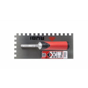 Gletiera dintata cu maner Rubiflex 28cm, 10x10mm - RUBI-74941 - Img 4