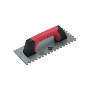 Gletiera dintata cu maner Rubiflex 28cm, 8x8mm - RUBI-75957