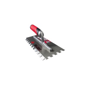 Gletiera dintata MRA 45° cu maner Rubiflex 28cm, 12x12mm - RUBI-75923