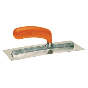 Gletiera INOX cu lama curbata, montator gips-carton - 280×120