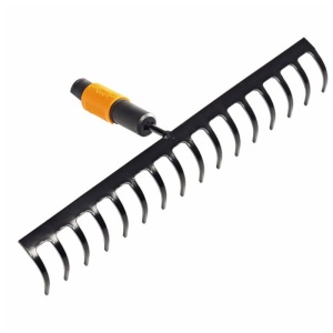 Grebla pentru sol 16 dinti, otel carbon, Fiskars tip QuickFit™ 400 mm - Img 2