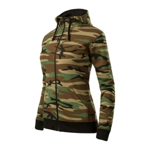 Hanorac pentru damă, Camo Zipper, 300 g/m² C20 - Img 2