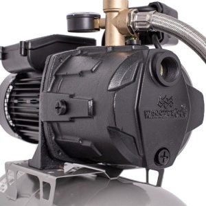 Hidrofor cu pompa autoamorsanta Wasserkonig WSK4348-25, corp fonta, putere 1000 W, debit 4320 l/h, inaltime refulare 48 m, vas de expansiune 24 litri - Img 6