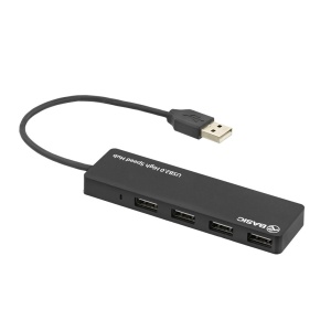 Hub USB 2.0 Tellur Basic, 4 porturi, negru - Img 2