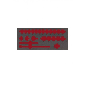 Inserție spumă goală 417x177mm pentru tubulare lungi 3/8"