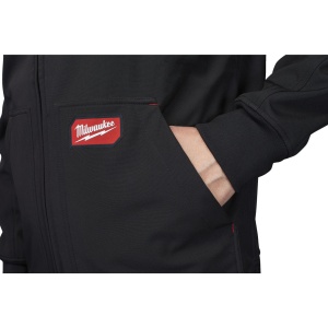 Jachetă Softshell neagră cu glugă S - Img 3