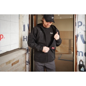 Jachetă Softshell neagră cu glugă XL - Img 2